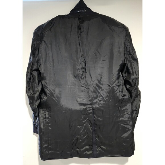 VTG Lauren Ralph Lauren Wool Cashmere Blazer Jacket Blue Striped 2-Button Sz 40R - Picture 5 of 9